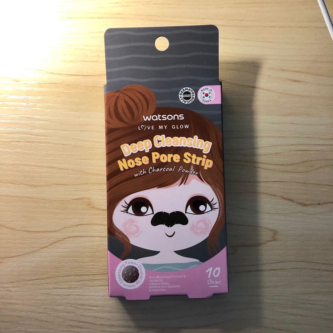 Buy 1 Free 1 WATSONS Deep Cleansing Nose Pore Strip with Charcoal