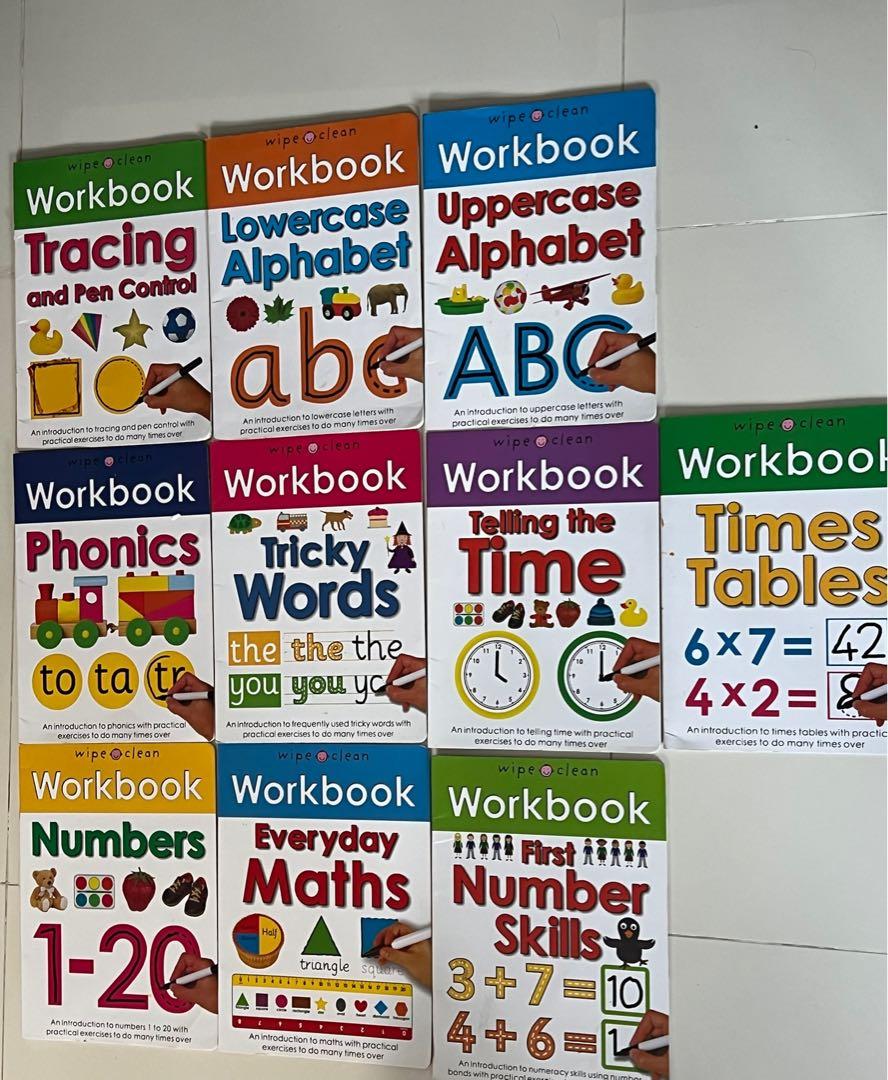 Wipe Clean Workbooks for 3-4 year olds, Hobbies & Toys ...