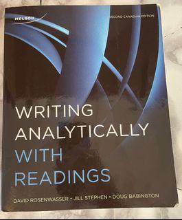 Writing analytically with readings