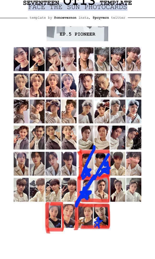 WTT] SVT Face The Sun Ep.5 Pioneer Photocards & Postcards, Toys