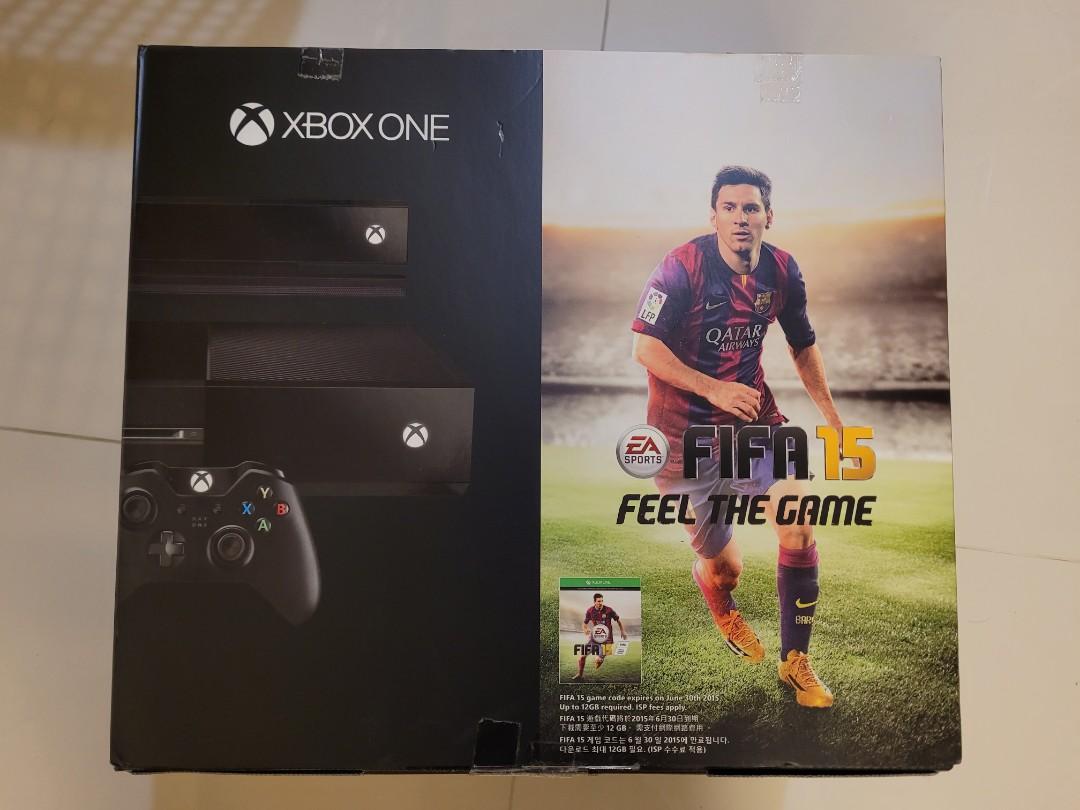 Xbox One Day One Edition (連盒, 新淨, 保養好)，內有Kinect, 電子