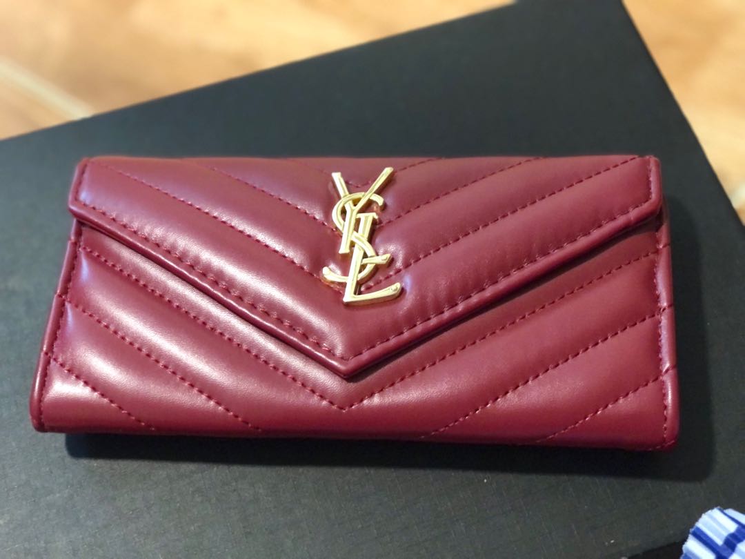 YSL long Wallet, Women's Fashion, Bags & Wallets, Wallets & Card