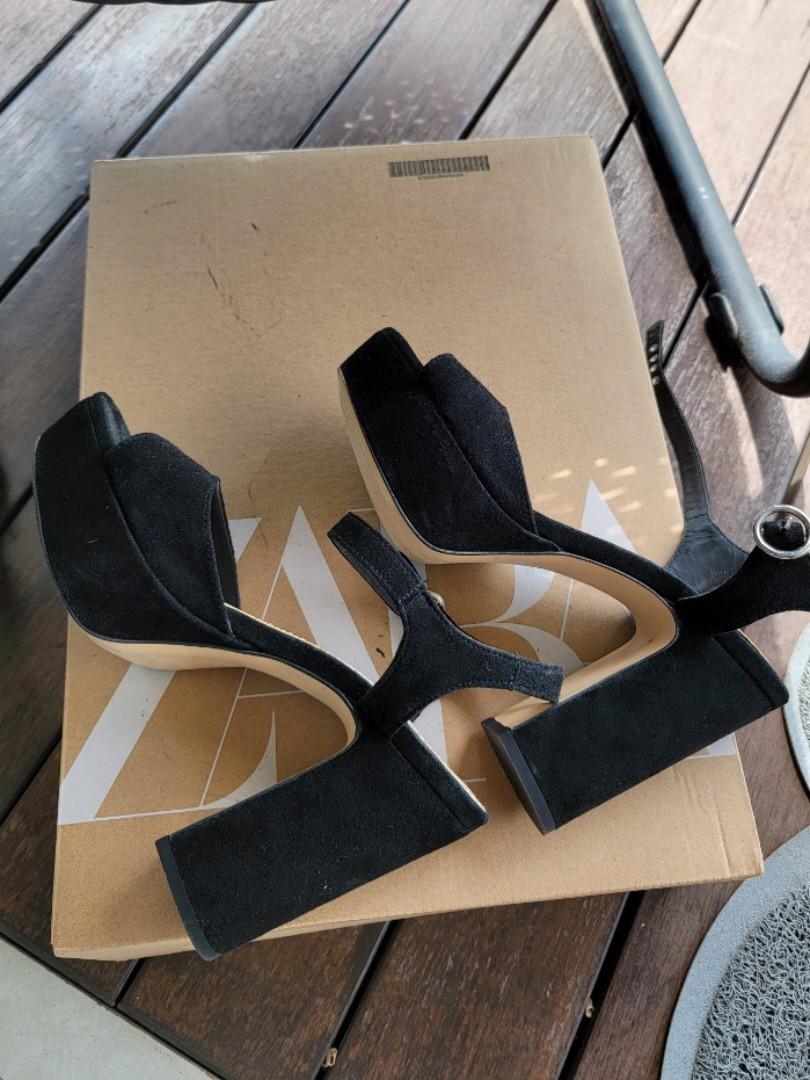 zara platform heels
