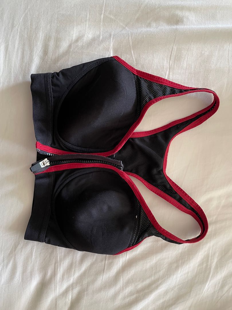 Wacoal zip front sports bra on sale