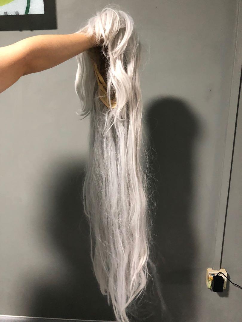 100 cm cheap grey wig