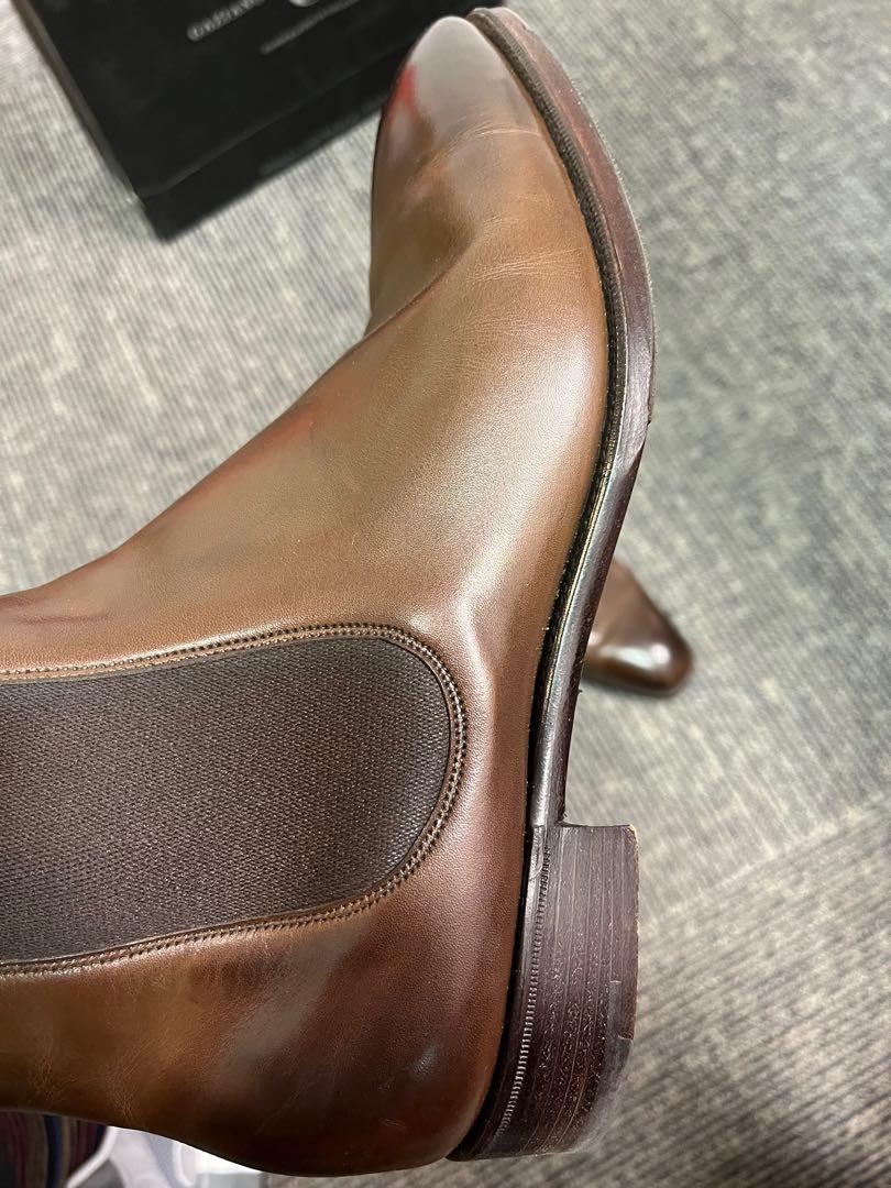 gaziano girling wholecut chelsea boots
