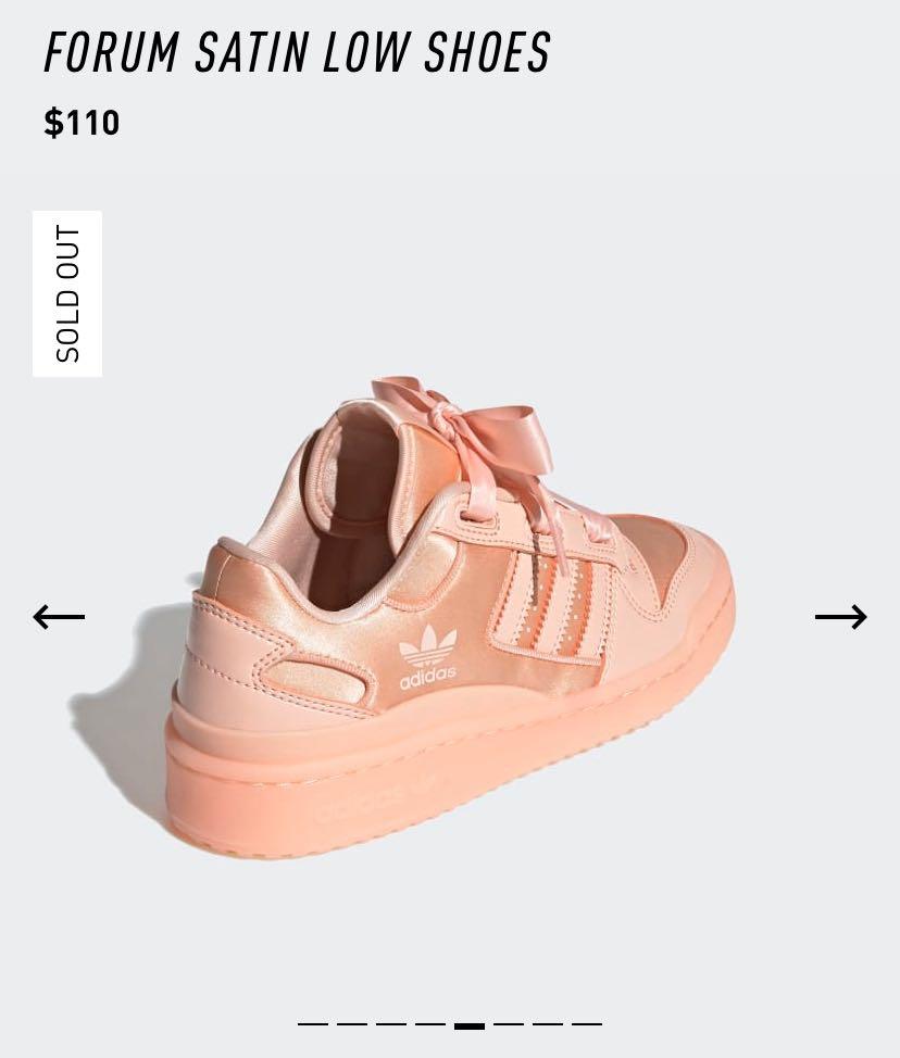 Adidas forum satin low sneakers shoes limited edition Women s