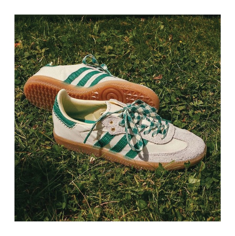 adidas Originals / Wales Bonner Samba 'Cream/Green', Men's Fashion ...