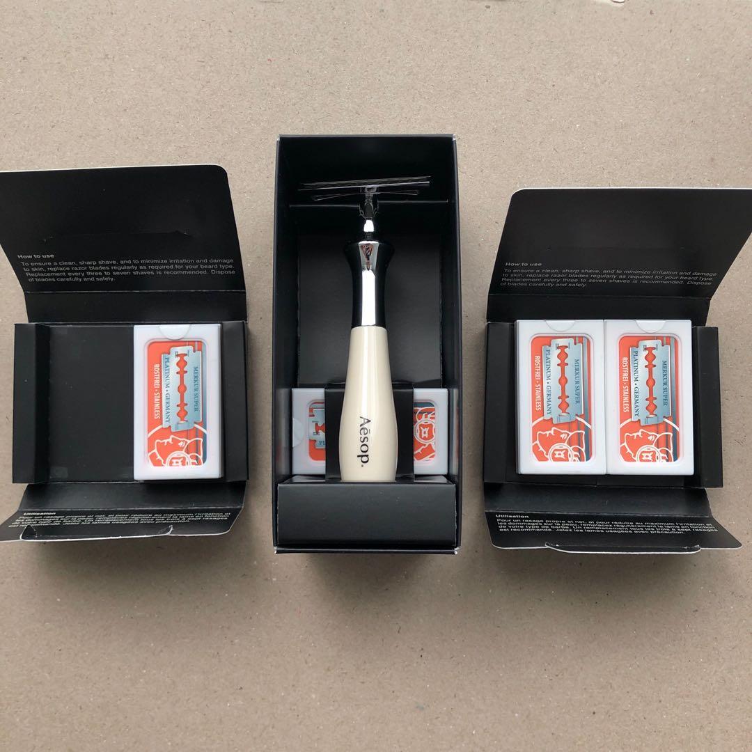 Aesop Double Edge Razor and Blades, Beauty & Personal Care, Men's