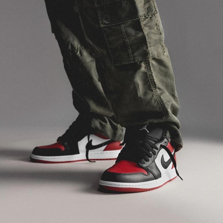 Jordan 1 hot sale bred toe outfit