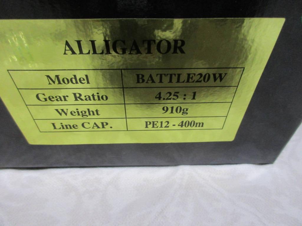 Alligator Giken Battle 20W 捲線器, 運動產品, 釣魚- Carousell