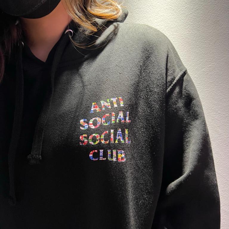 Anti social social club flag 2025 hoodie