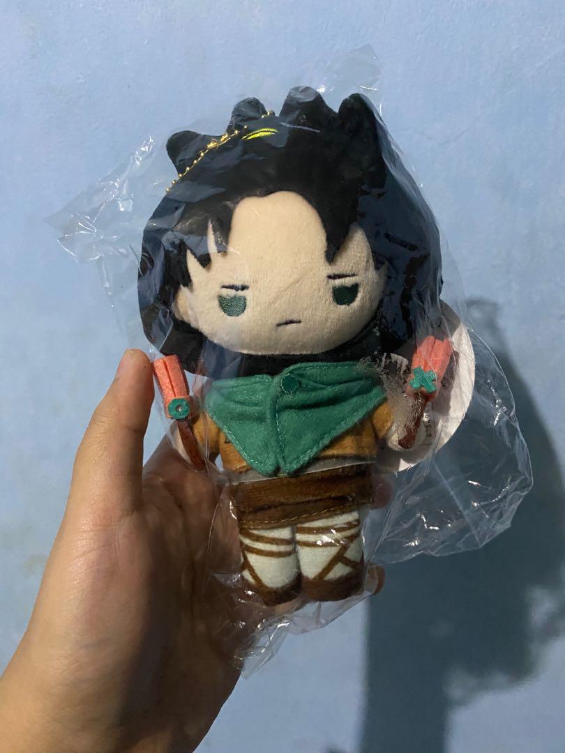 AoT x Sanrio 10cm Plush Levi, Hobbies & Toys, Toys & Games on Carousell