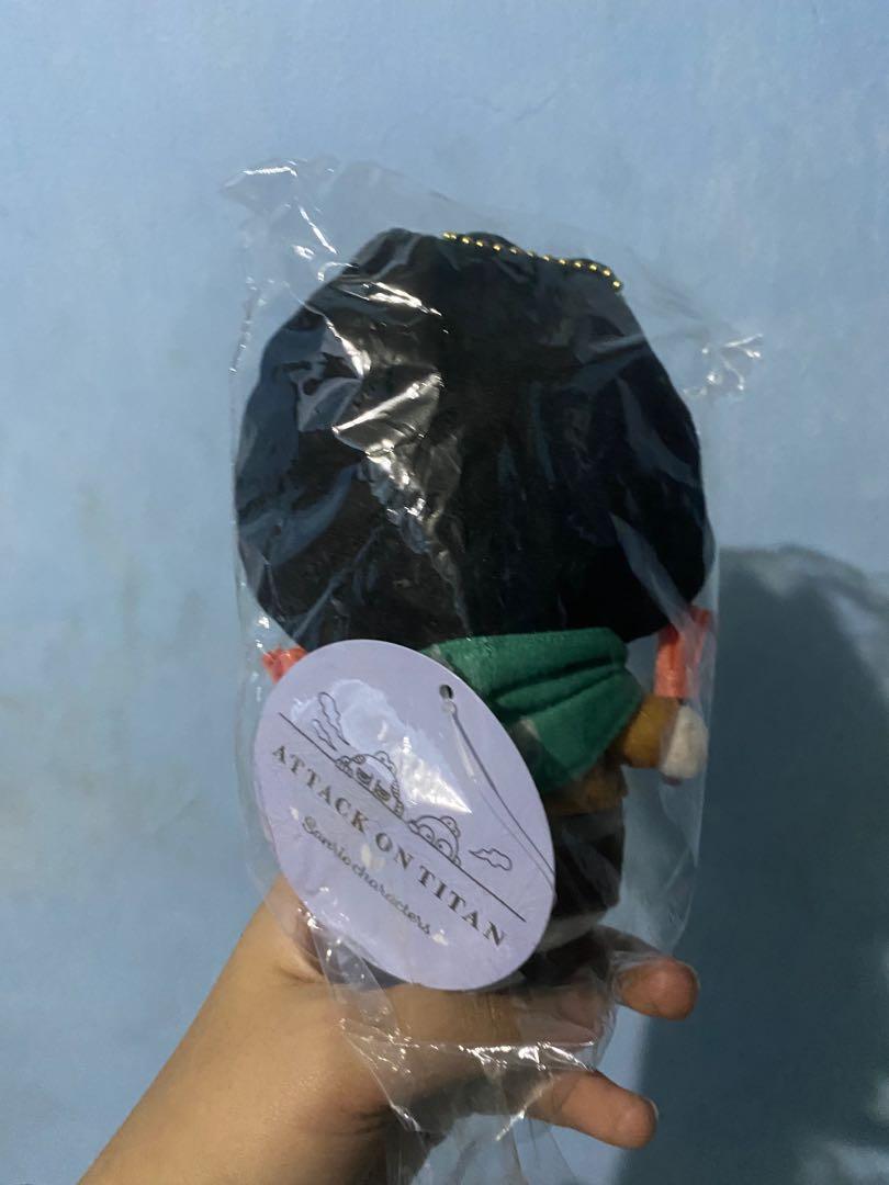 AoT x Sanrio 10cm Plush Levi, Hobbies & Toys, Toys & Games on Carousell