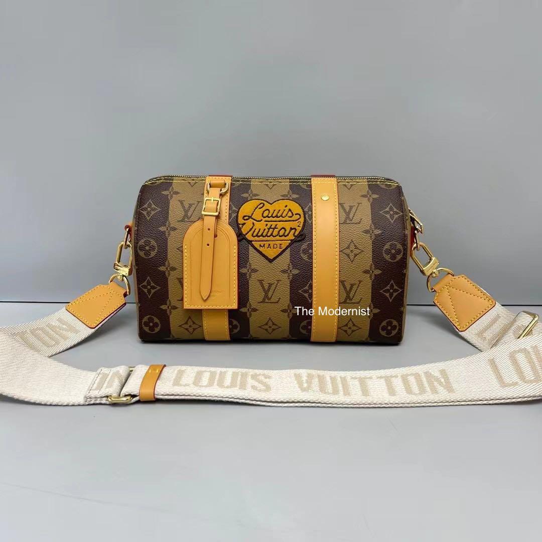 Louis Vuitton x Nigo Keepall 50 Bandouliere Stripes - Brown