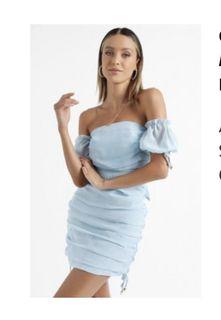 Baby blue dress