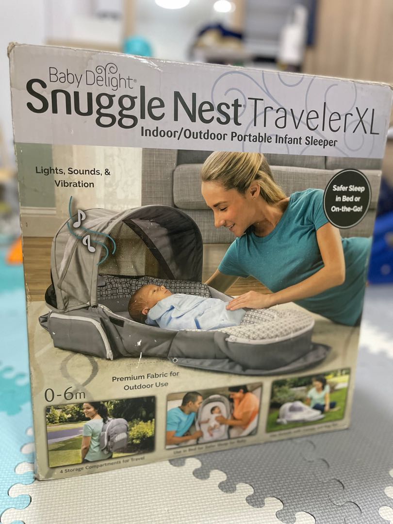 Baby Delight Snuggle Nest Traveler XL Babies Kids Baby Nursery