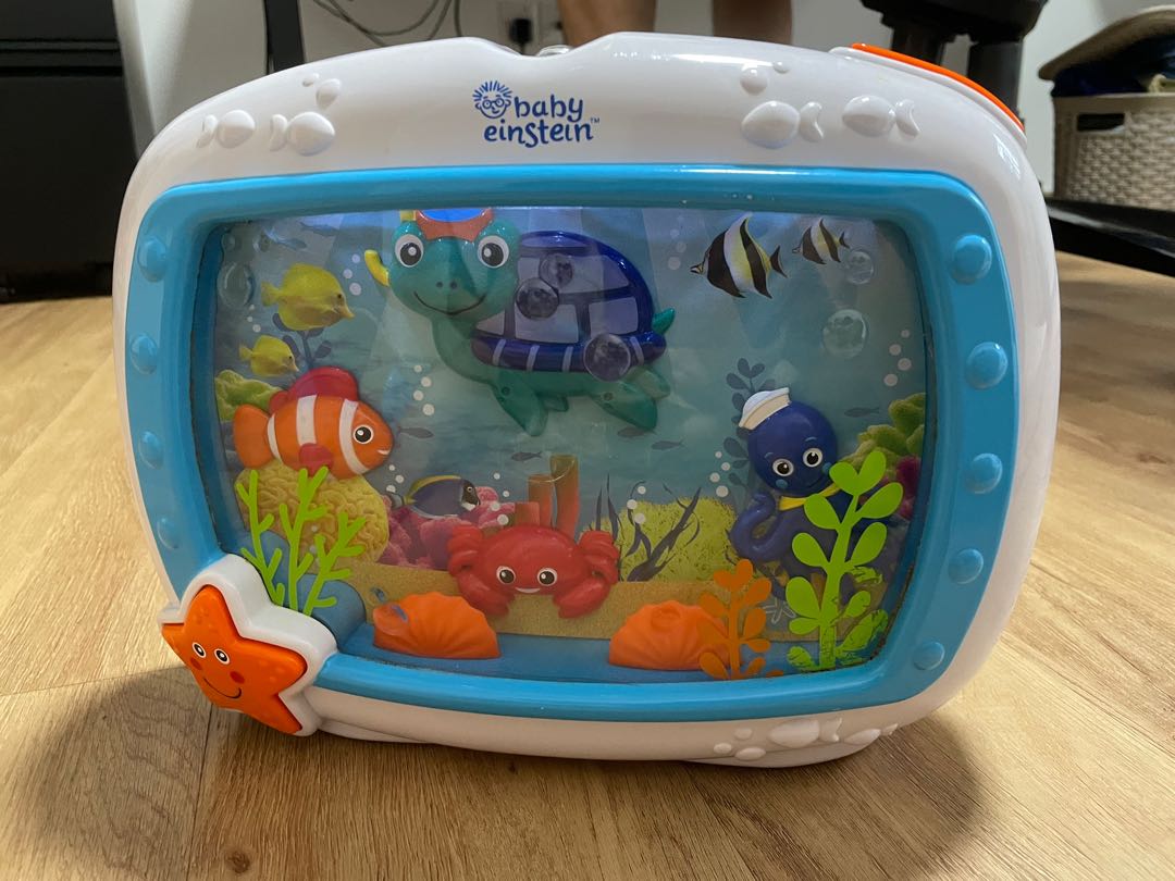 Baby Einstein Soother Crib Toy with Remote,lights and melodies, Babies