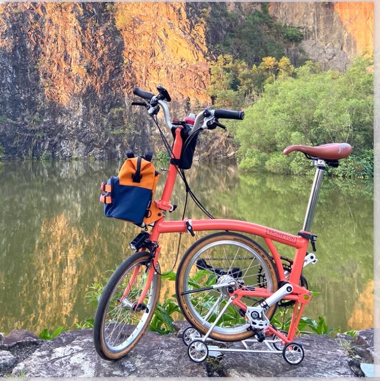 Brompton navy blue on sale