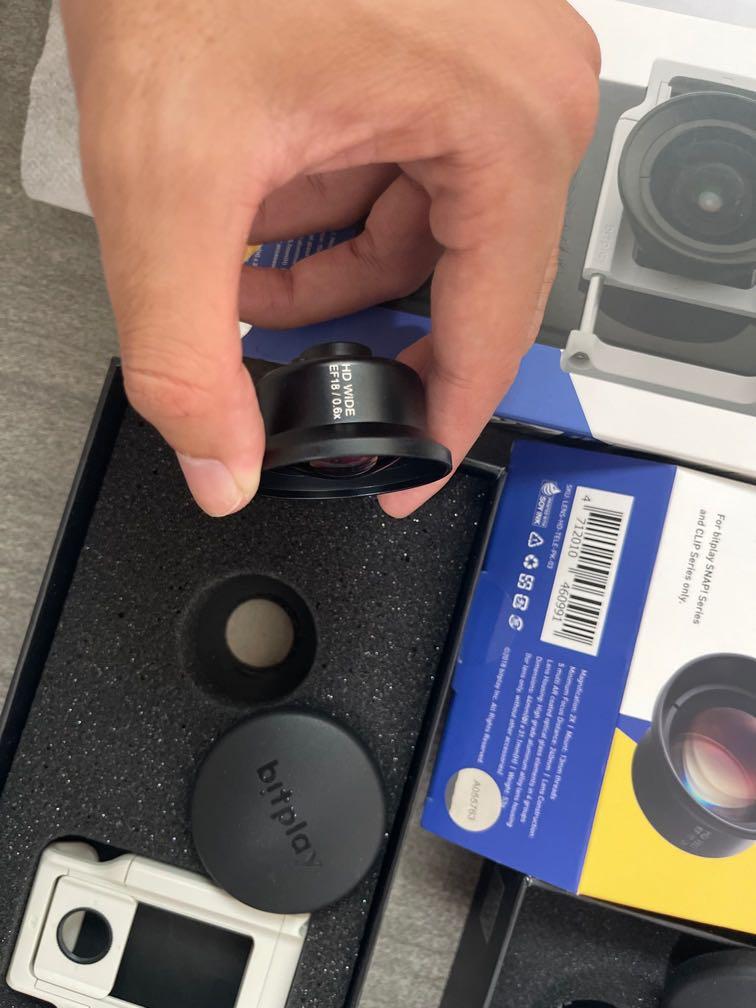 Bit Play Lens Bitplay hd wide angle and HD telephoto, Photography, Cameras on Carousell