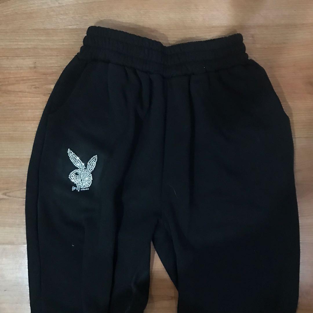 Playboy black online sweatpants