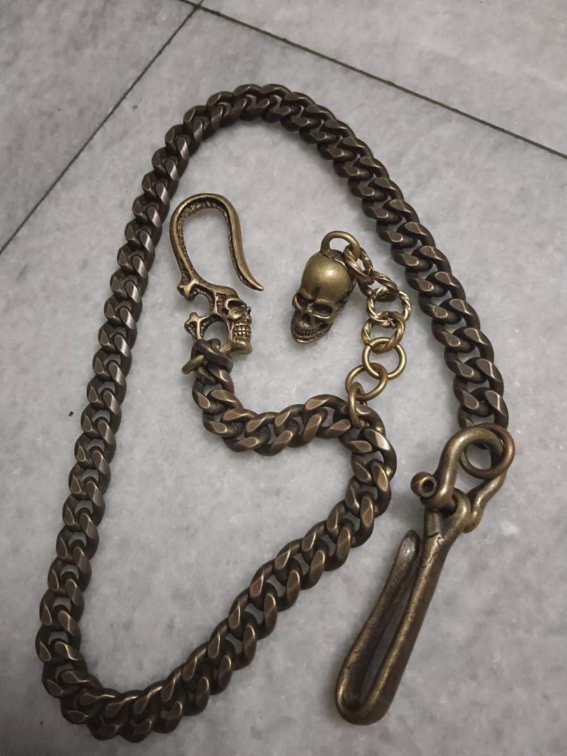 Brass wallet chain Biker chain Vintage Luxury Accessories on
