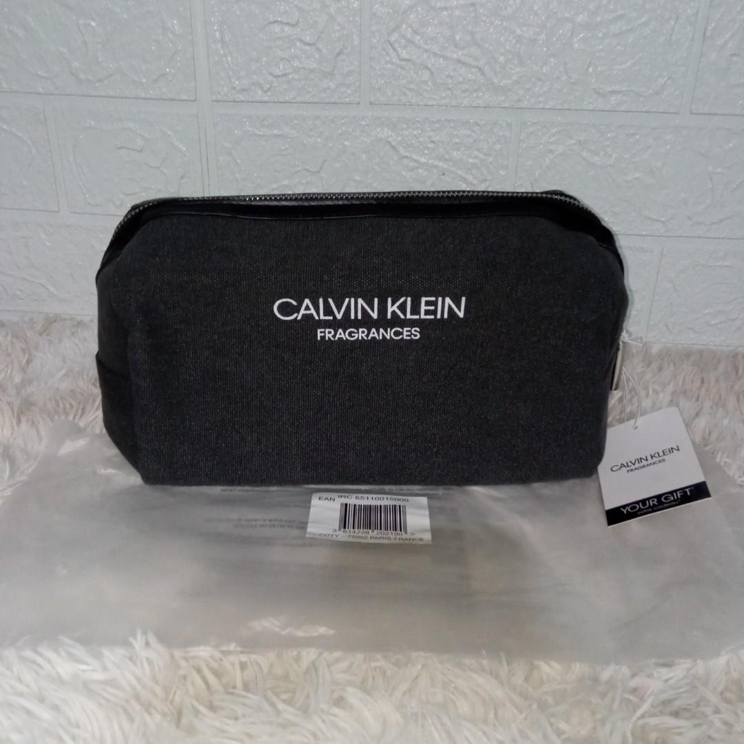 Calvin Klein fragrance Men Pouch - Large, Men's Fashion, Bags, Belt ...