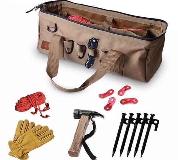Camping utility tool bag, Sports Equipment, Hiking & Camping on Carousell