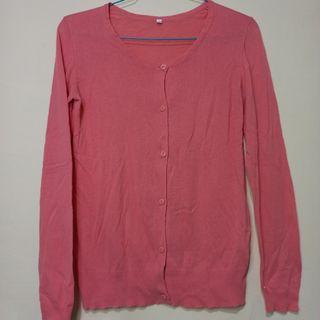 Cardigan Pink Wanita