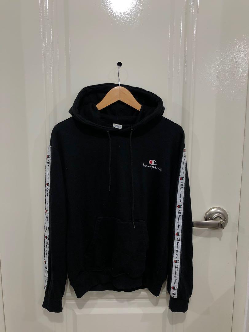 Champion side cheap tape hoodie