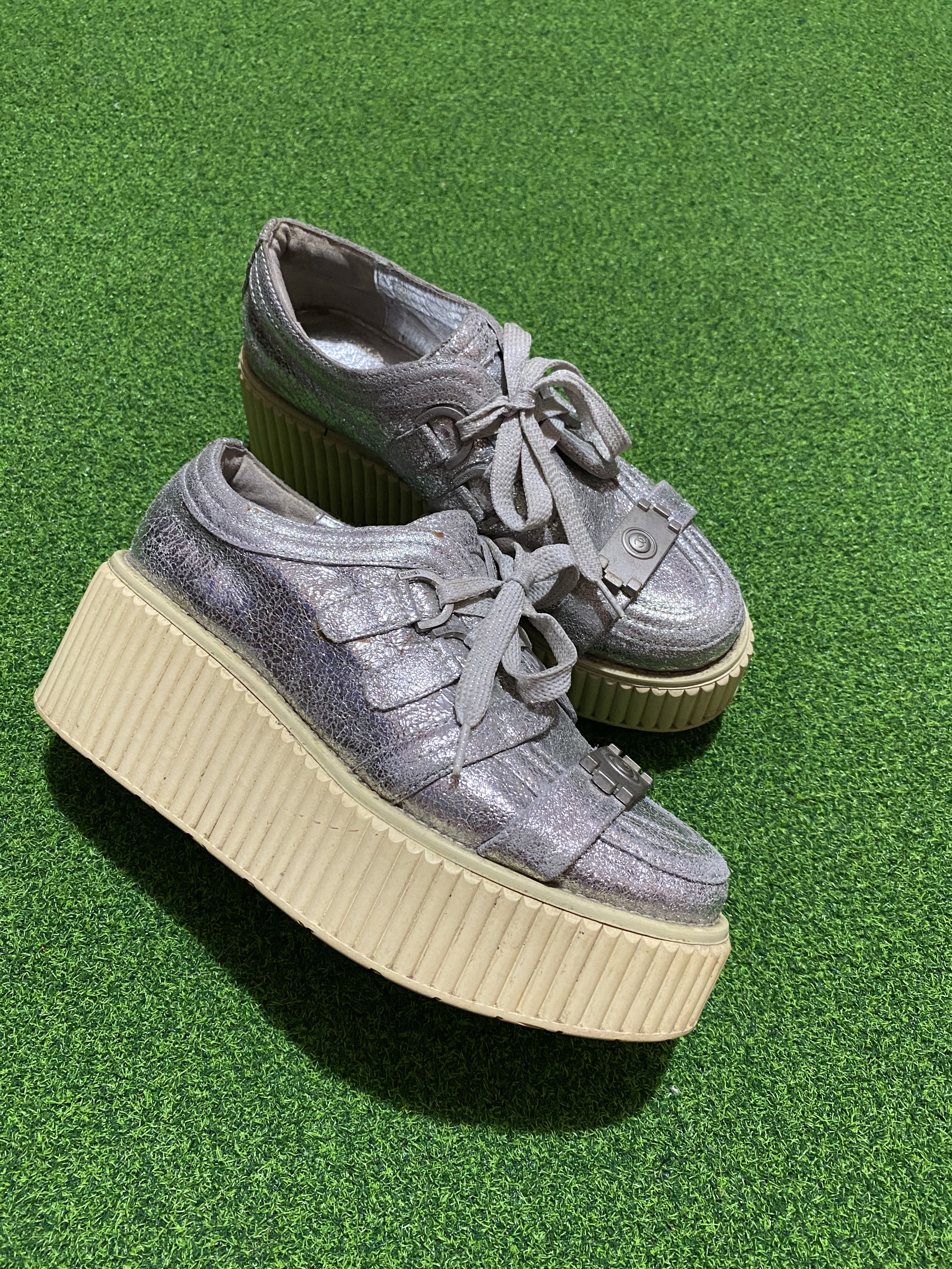 chanel platform sneakers