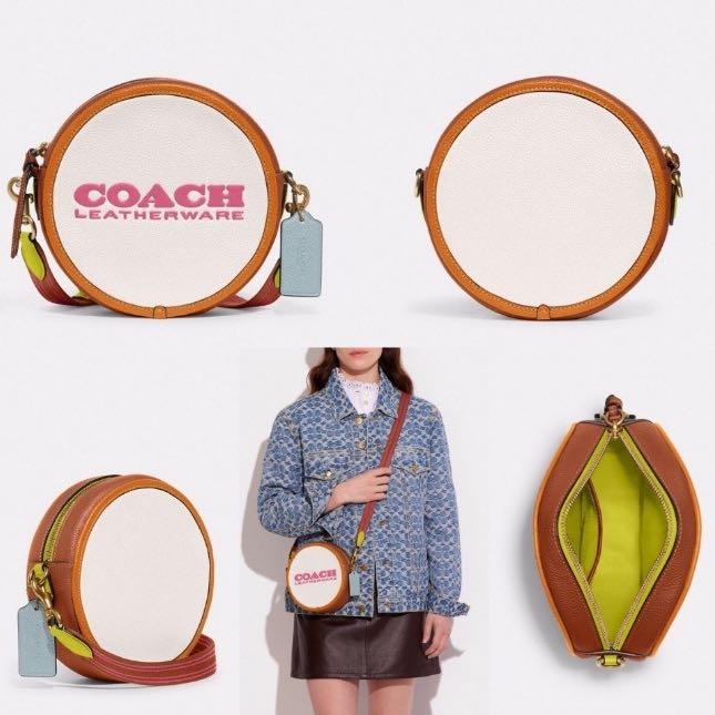 Coach New Round Crossbody Bag Women s Fashion Bags Wallets Cross body Bags on Carousell