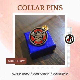 Collar pin customized pins personalized pin acrylic silver pin university pins