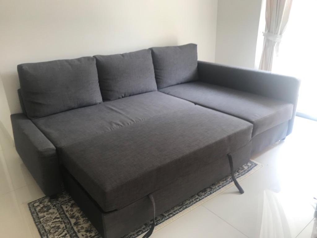 Corner sofabed Friheten from Ikea clean and well maintained, Furniture