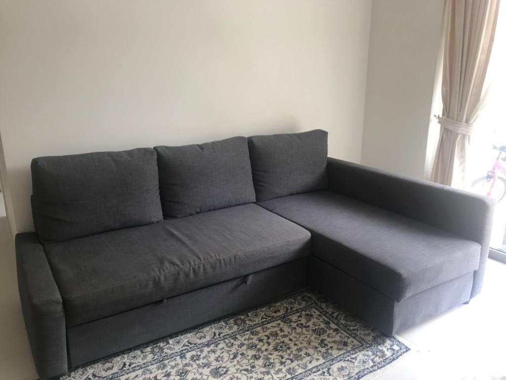 Corner sofabed Friheten from Ikea clean and well maintained, Furniture