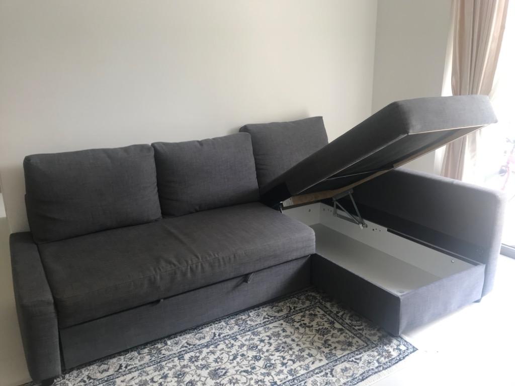Corner sofabed Friheten from Ikea clean and well maintained, Furniture