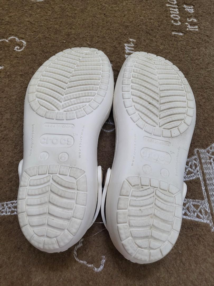 Crocs Cleo II White, Women's Fashion, Footwear, Flats & Sandals on ...