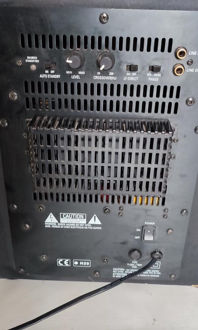 Denon DSW76 powered subwoofer, Audio, Other Audio Equipment on Carousell