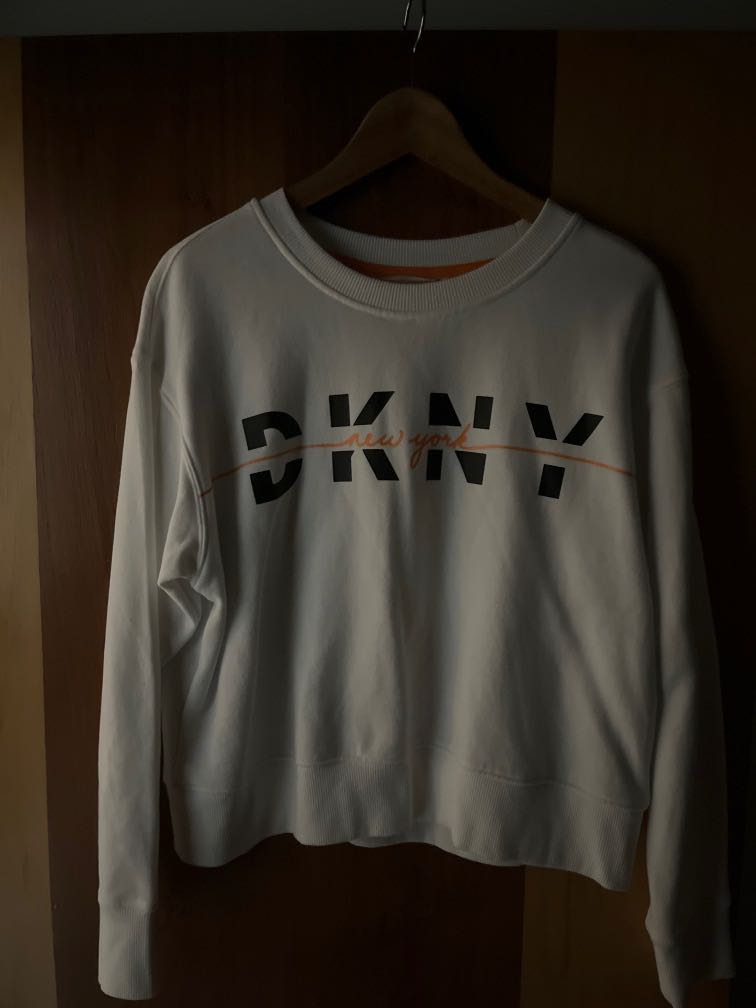 dkny white sweater