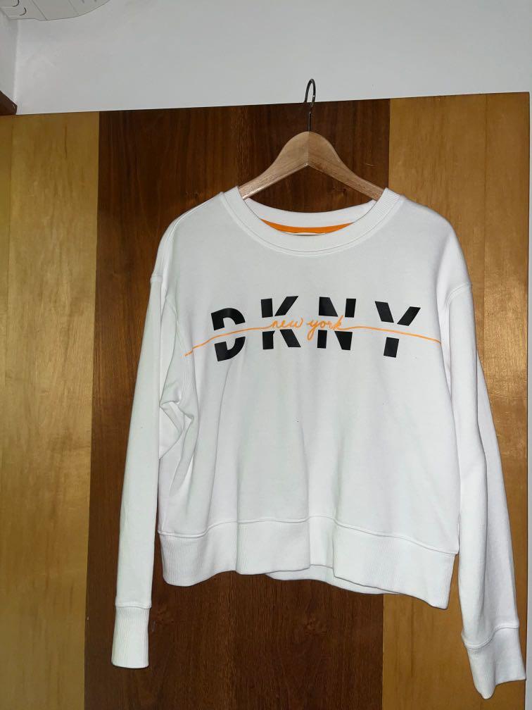 dkny white sweater