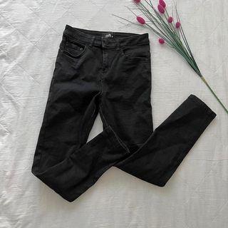 Dotti High Waisted Skinny Jeans Black