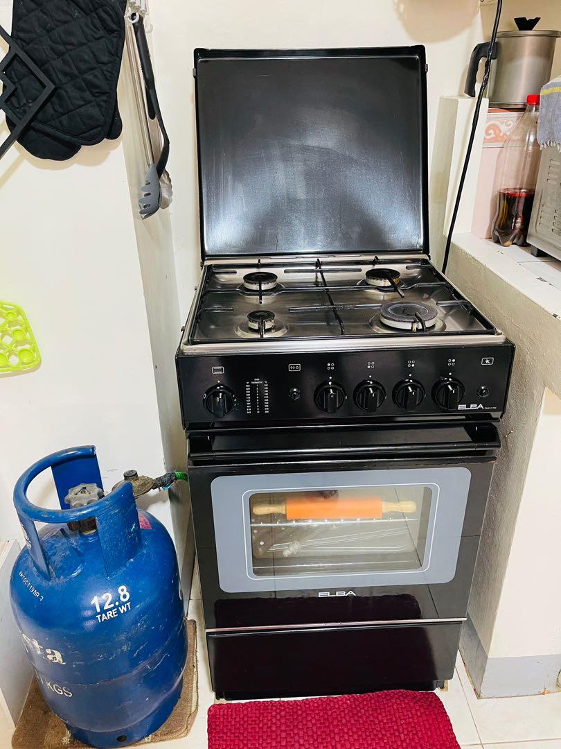 ELBA 4 gas burner with baking oven, TV & Home Appliances, Kitchen Appliances, Hobs & Hoods on