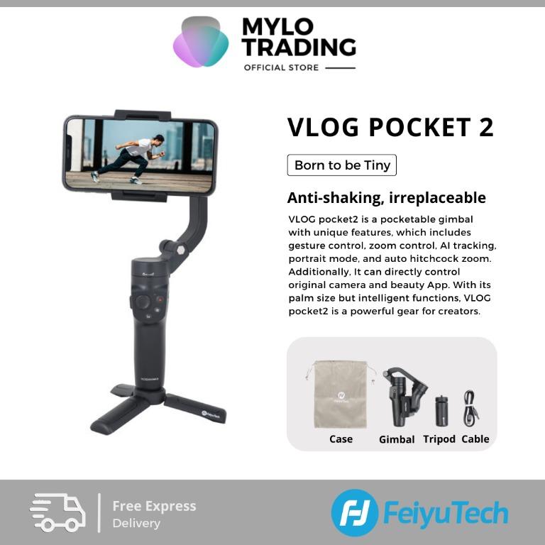 Feiyu Vlog Pocket 2 Handheld Foldable Gimbal Stabilizer for Smartphone