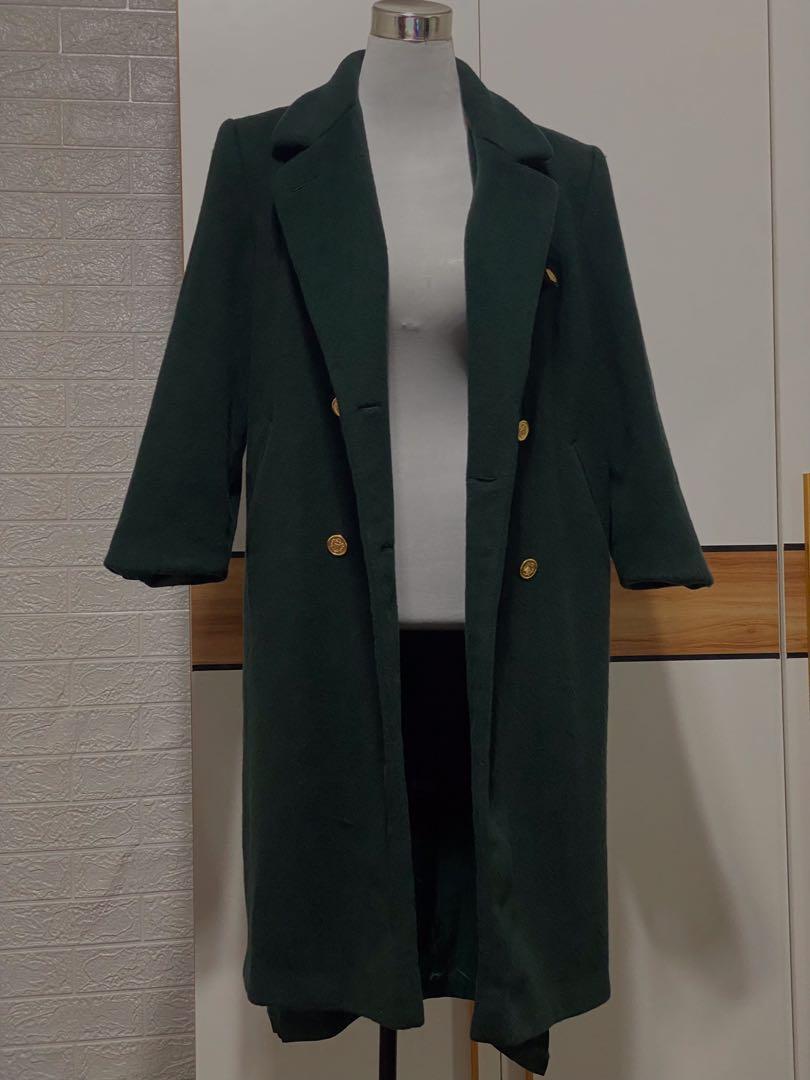 Forecaster of Boston Hunter Green Wool Coat Women s Fashion