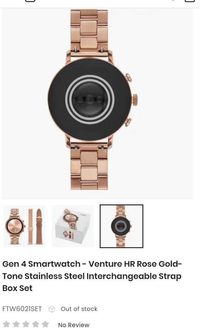 Fossil smartwatch gen 4 with three 