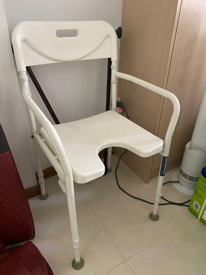 Geriatric / disabled plastic shower chair for Free, Furniture & Home