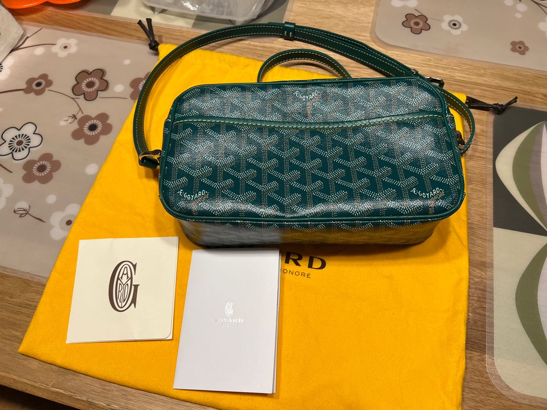 Goyard Cap Vert camera bag green, 名牌, 手袋及銀包 Carousell