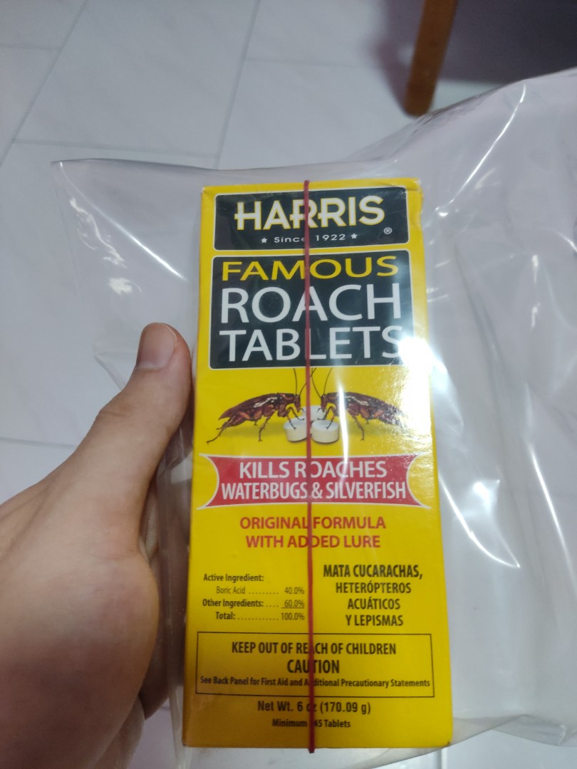 Harris roach tablets Furniture Home Living Cleaning Homecare