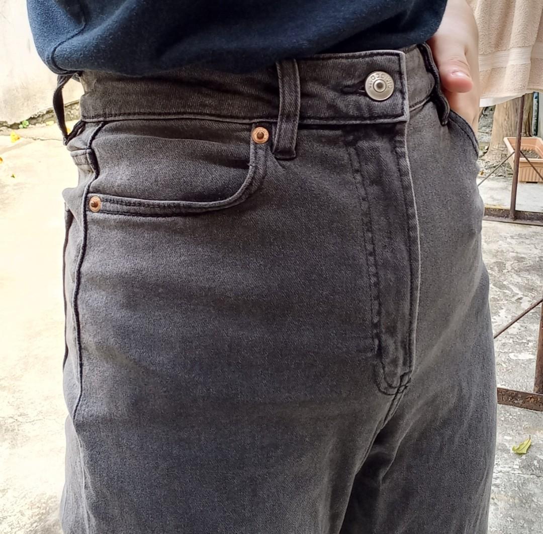 H M High waisted Mom Jeans Women s Fashion Bottoms Jeans on