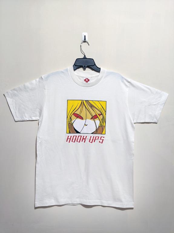 Hook-ups Red Eyes T-shirt, Hook Ups Skateboard Shirt, 男裝, 上身及套裝,  T-shirt、恤衫、有領衫- Carousell